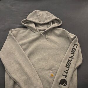 Carhartt Heather Gray Men's Hoodie Loose Fit